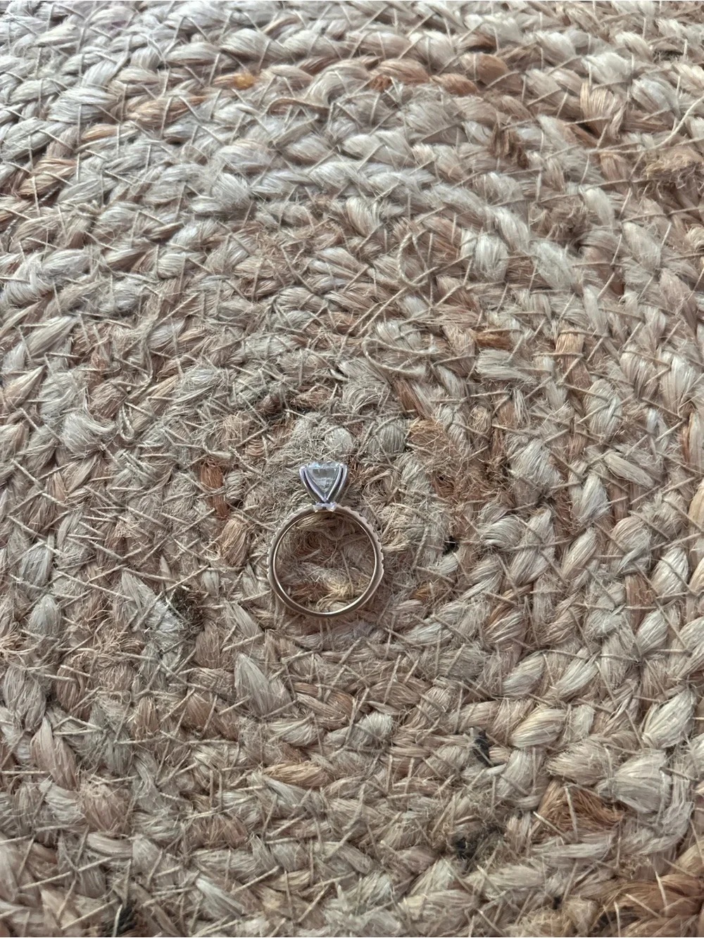14K Yellow gold Gold 2.25 Ct Round Diamond Engagement Ring Size 5